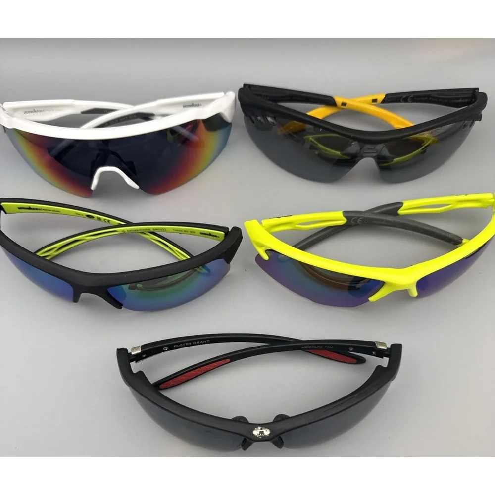 Lot of 5 Authentic Ironman Wrap Cycling/ Fishing/ Sports Sunglasses - Polarized